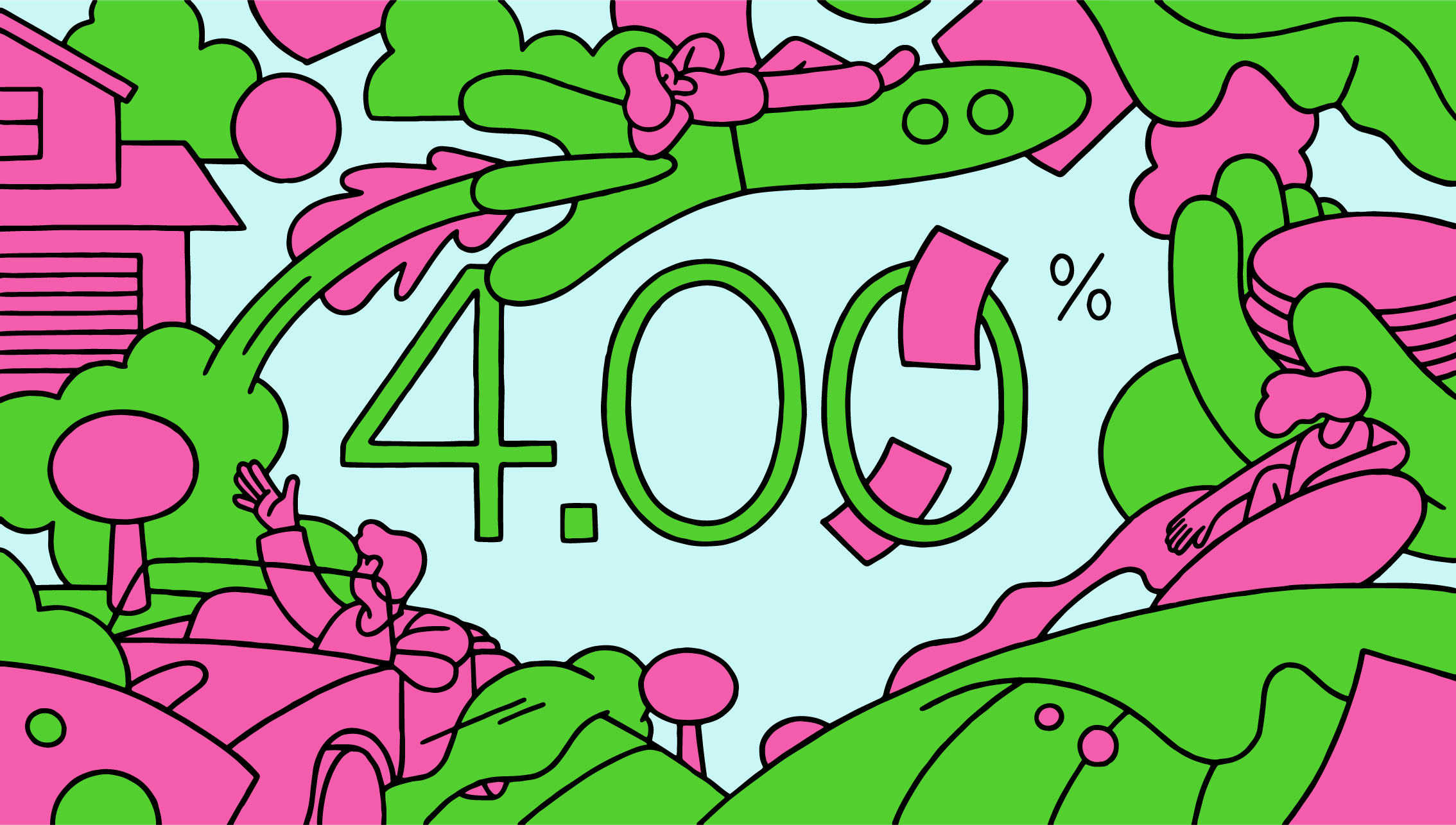 Illustration of 4.00% APY